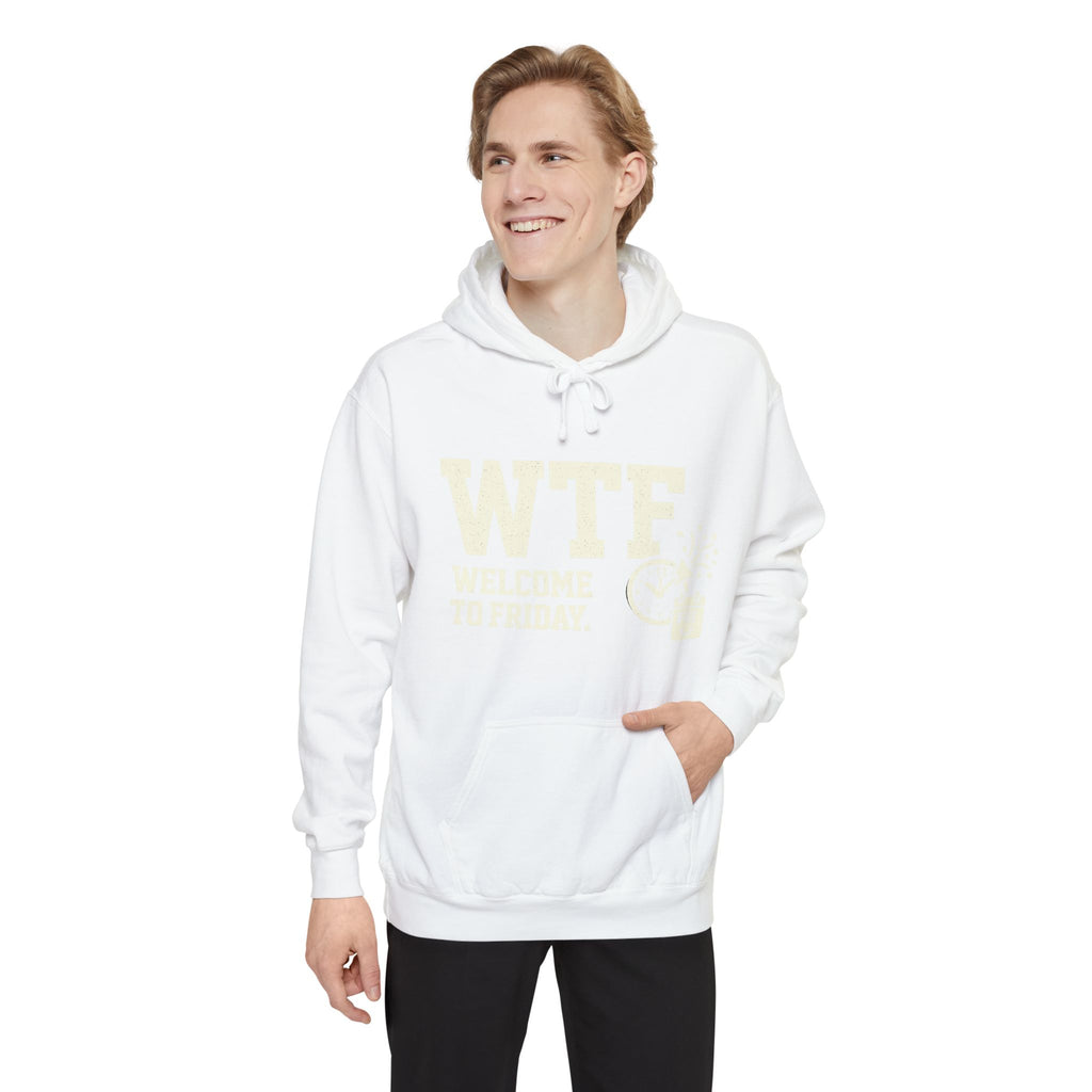 Finally Freaking Friday | Garment-Dyed Hoodie — AttitudeShirts