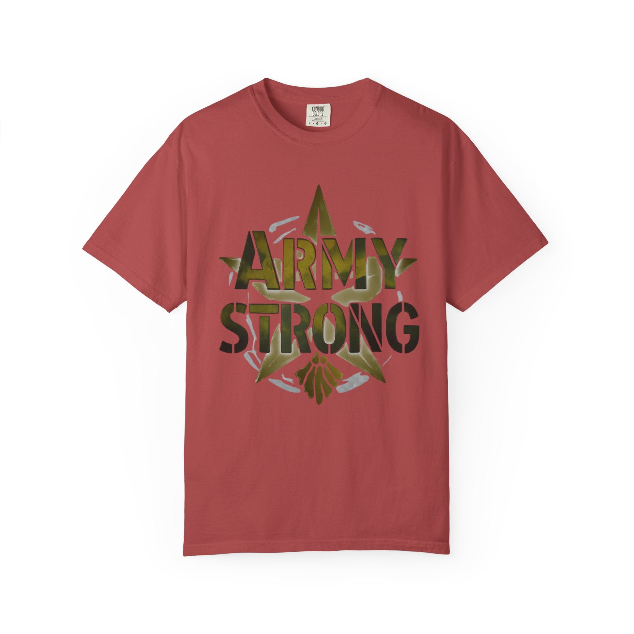 "Army Strong-2" Unisex Garment-Dyed T-shirt