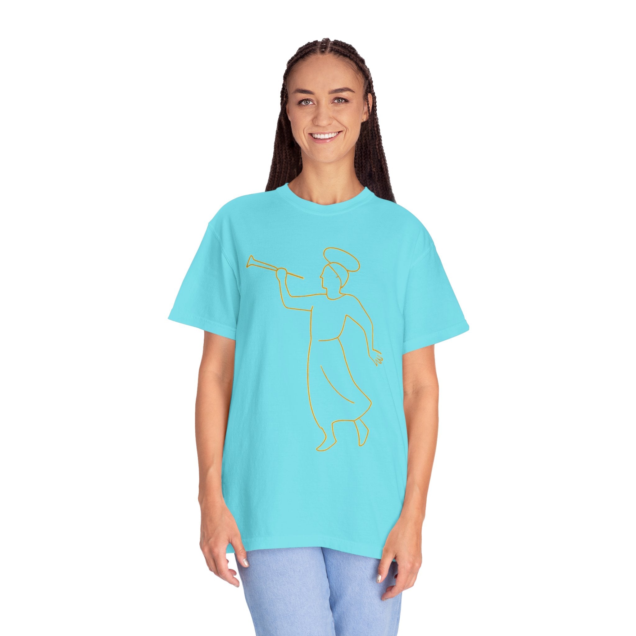 "Angel Moroni" Unisex Garment-Dyed T-shirt