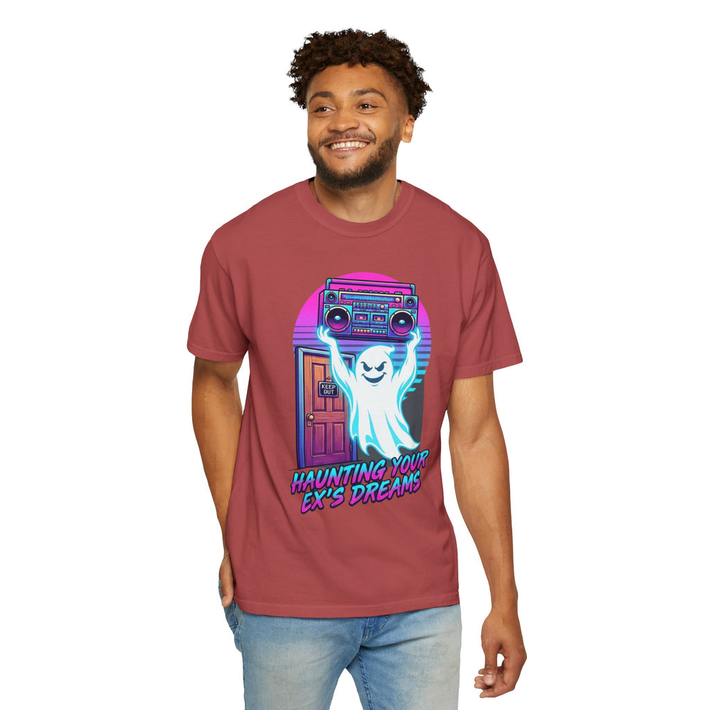 "Haunting Your Ex's Dreams" Unisex Garment-Dyed Tee
