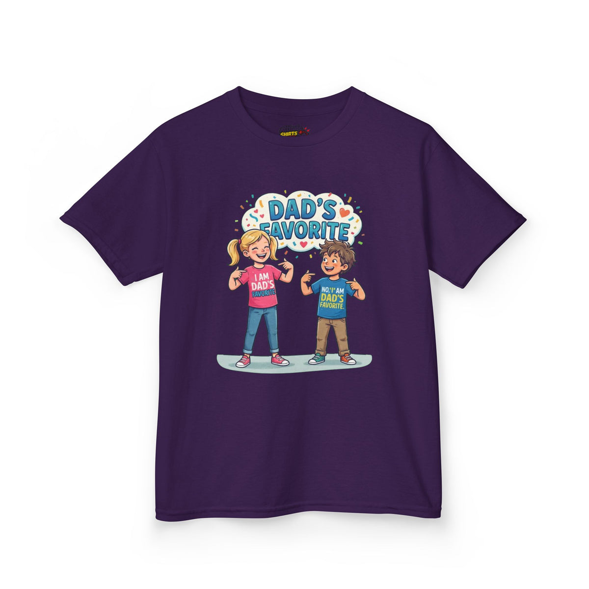 Color: Purple | Dad's Favorite Kids Tee