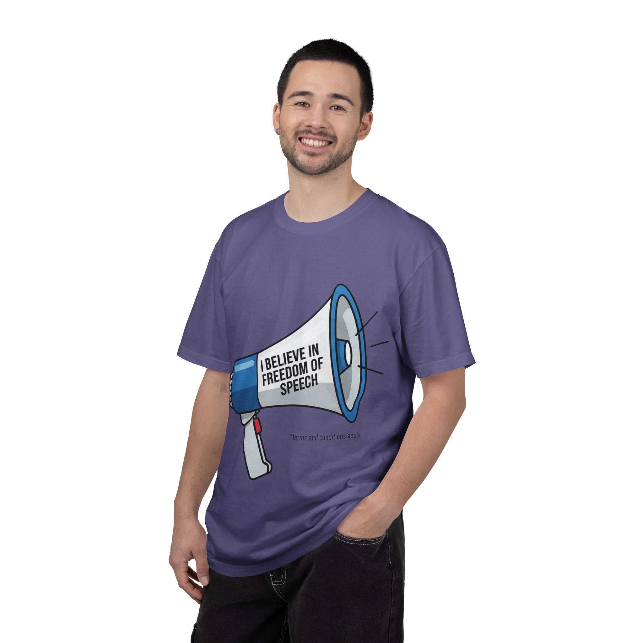 "Freedom of Speech" Unisex Garment-Dyed T-shirt