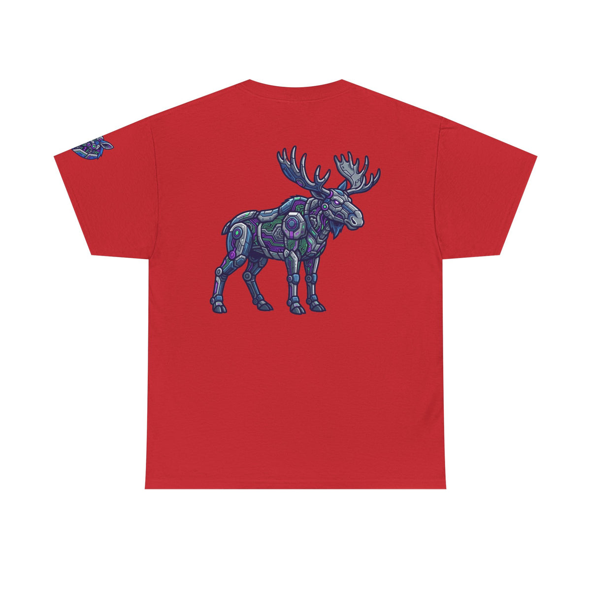 Color: Red | Cyber Moose Premium Graphic Tee