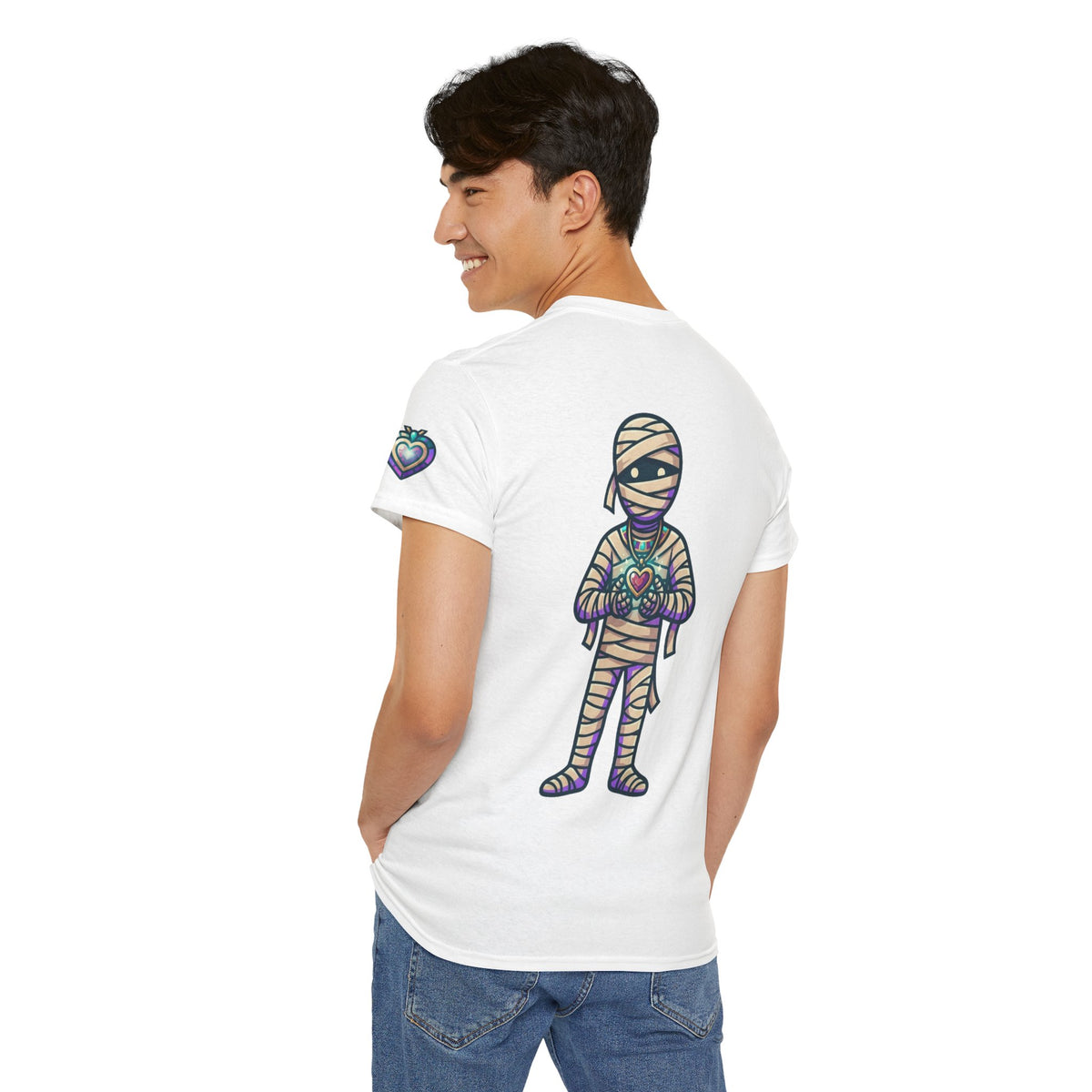 Color: White | Mummy Premium Graphic Tee