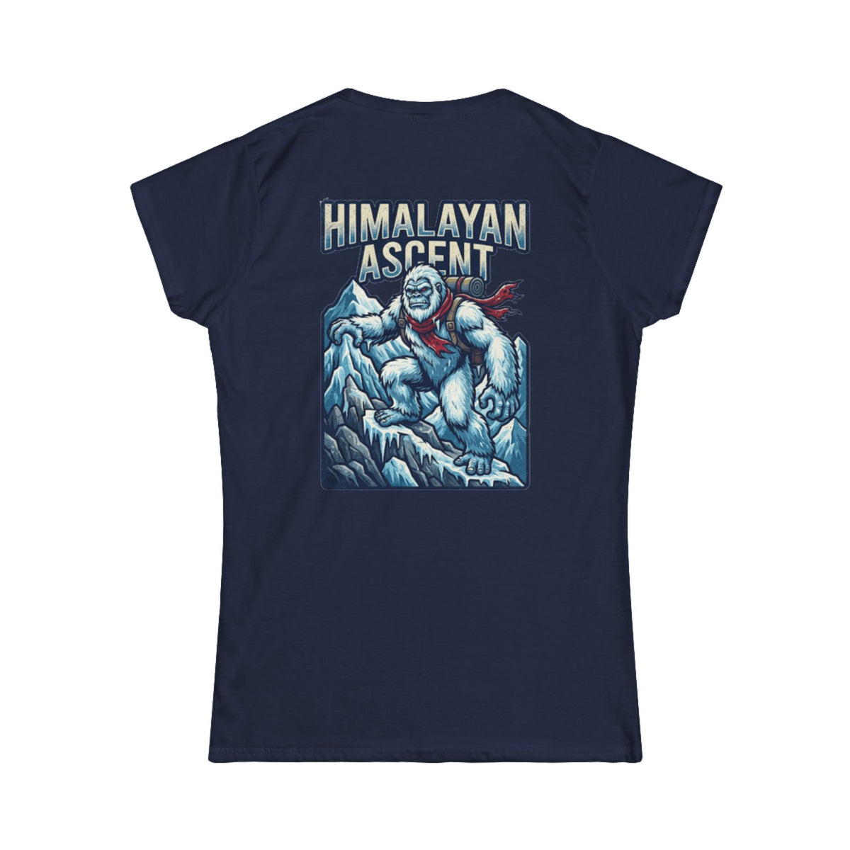 Color: Navy | Yeti-Abominable Snowman (Himalayas) Women's Tee