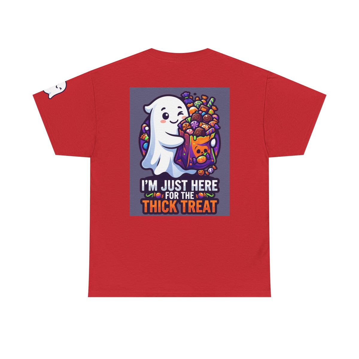 Color: Red | I'm Just Here For The Thick Treat Premium Graphic Tee