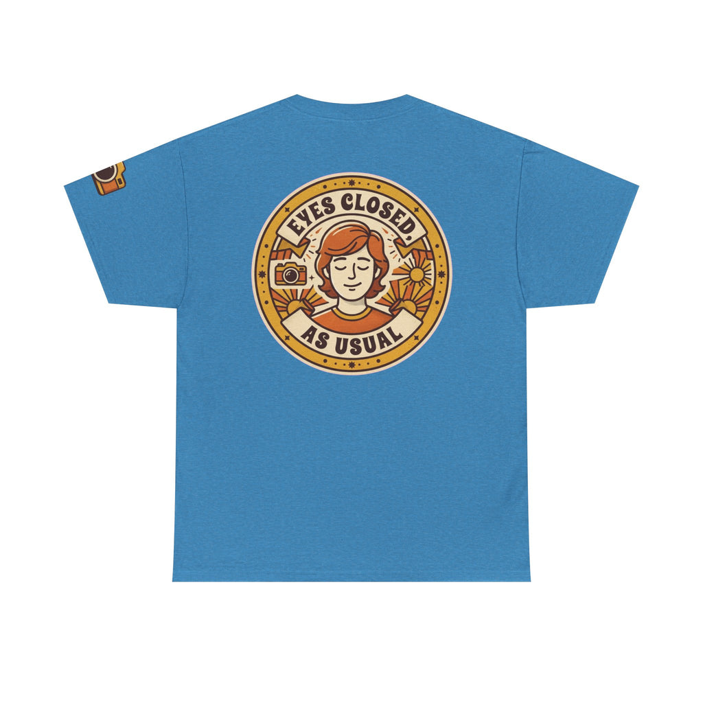 "Eyes Closed As Usual" Premium Graphic Tee