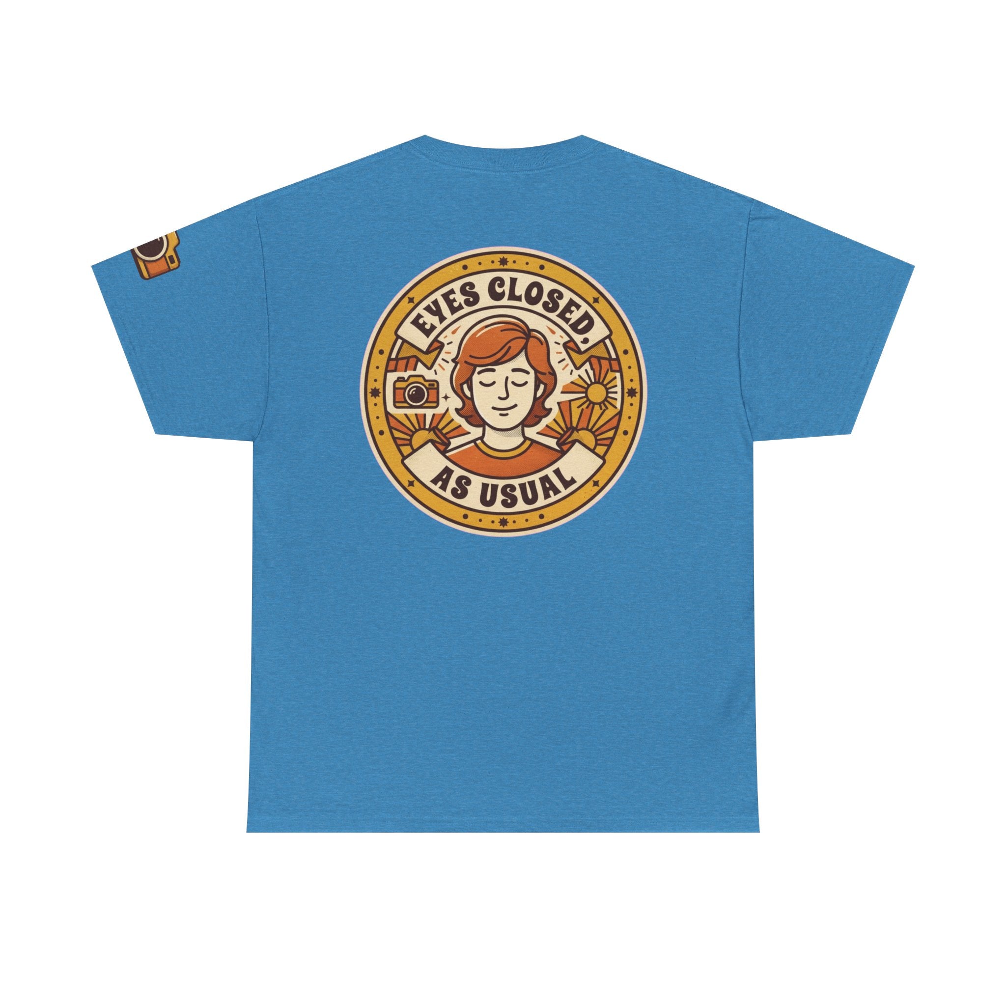 "Eyes Closed As Usual" Premium Graphic Tee