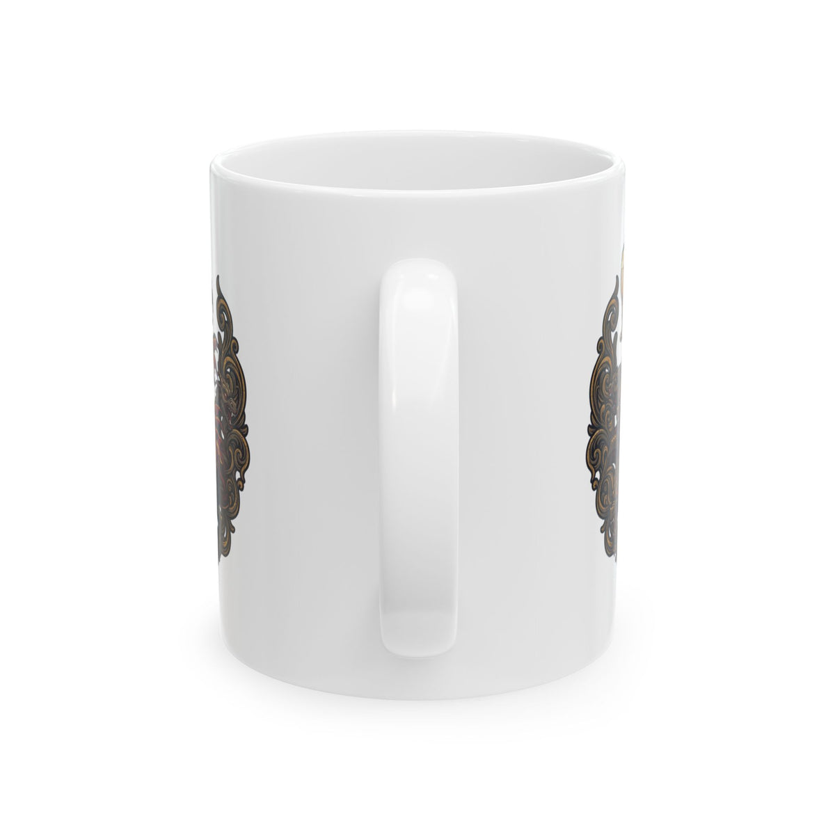 "Good Book Series Whore of Babylon" White Ceramic Mug — Graphic