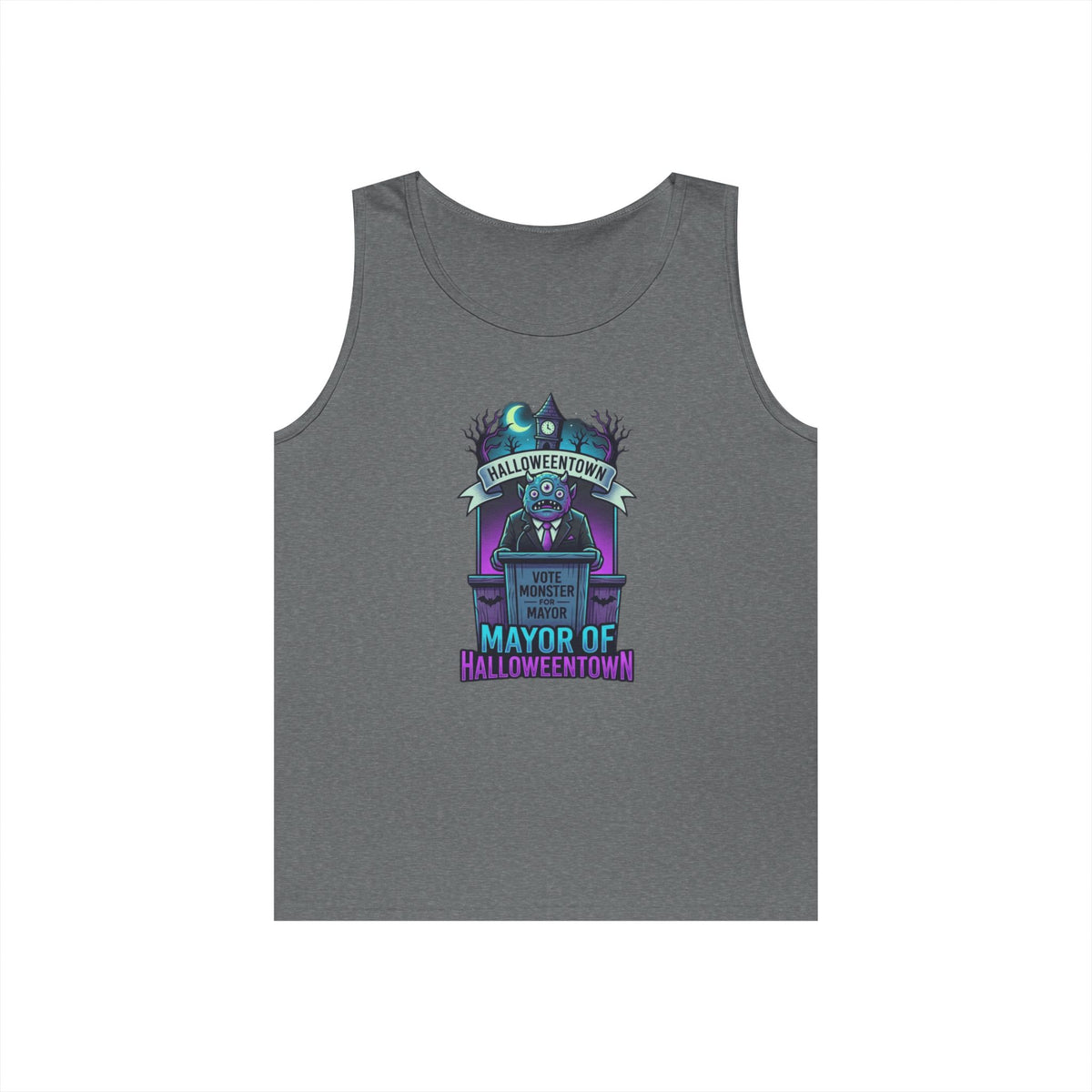 Color: Graphite Heather | Mayor Of Halloweentown Tank Top