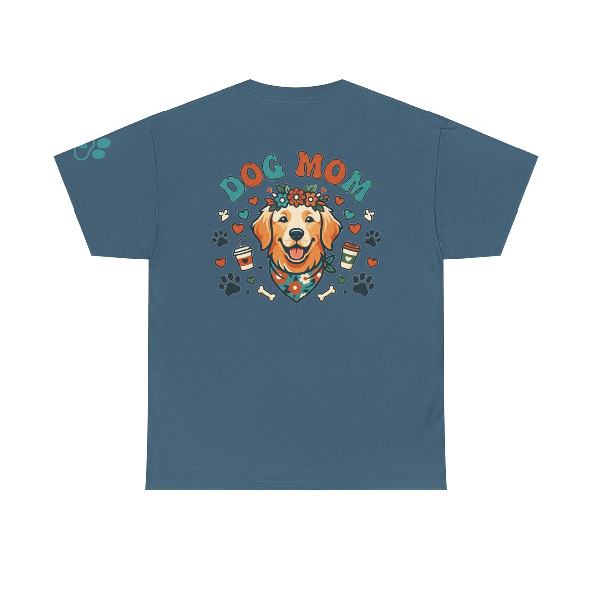 Color: Indigo Blue | Dog Mom Premium Graphic Tee