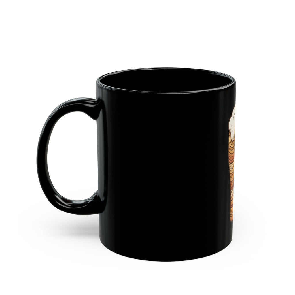 "Shifting Sandstone Beer Co." Black Ceramic Mug — Graphic