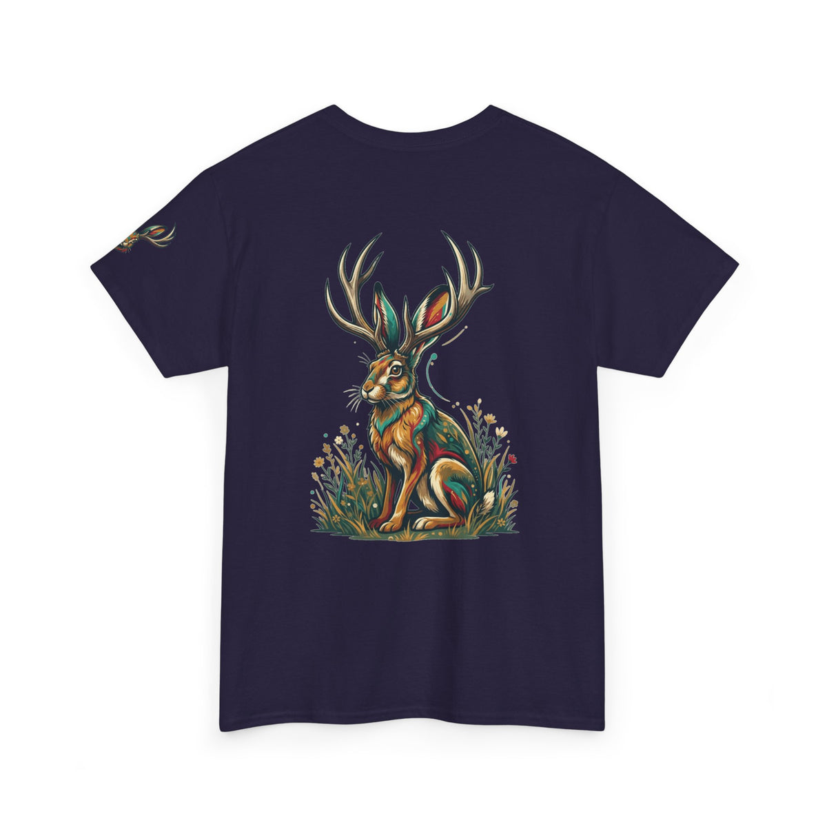 Color: Blackberry | Jackalope (American Folklore) Premium Graphic Tee
