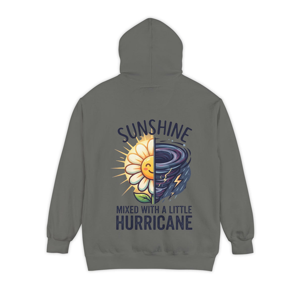 Color: Grey | Sunshine Mixed With A Little Hurricane Garment-Dyed Hoodie