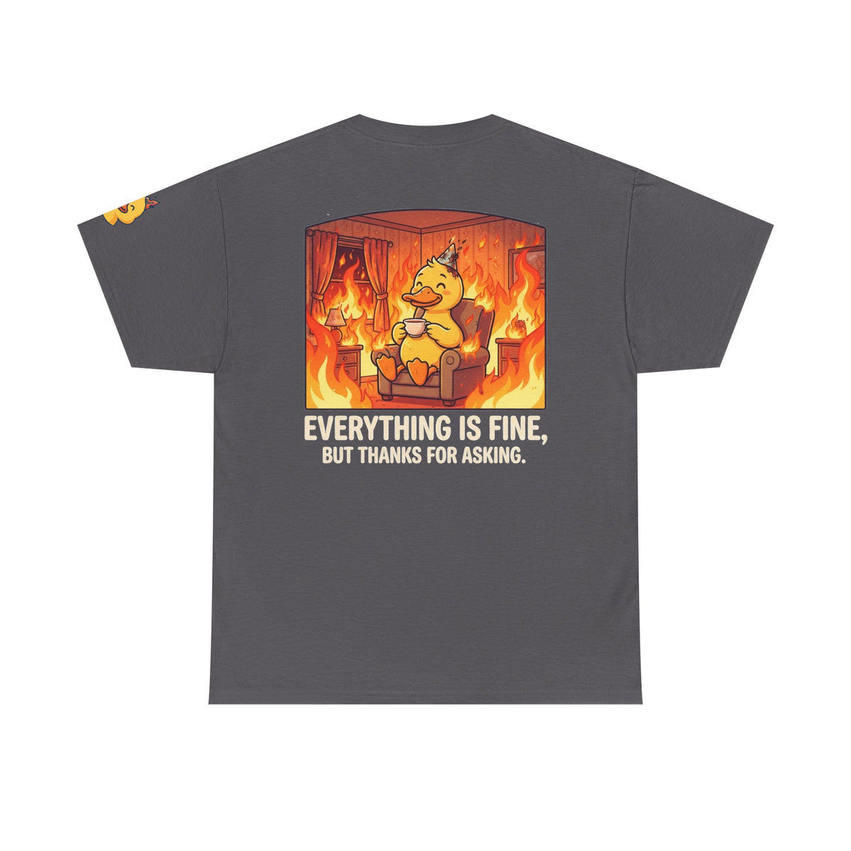 Color: Charcoal | Everything Is Okay Premium Graphic Tee