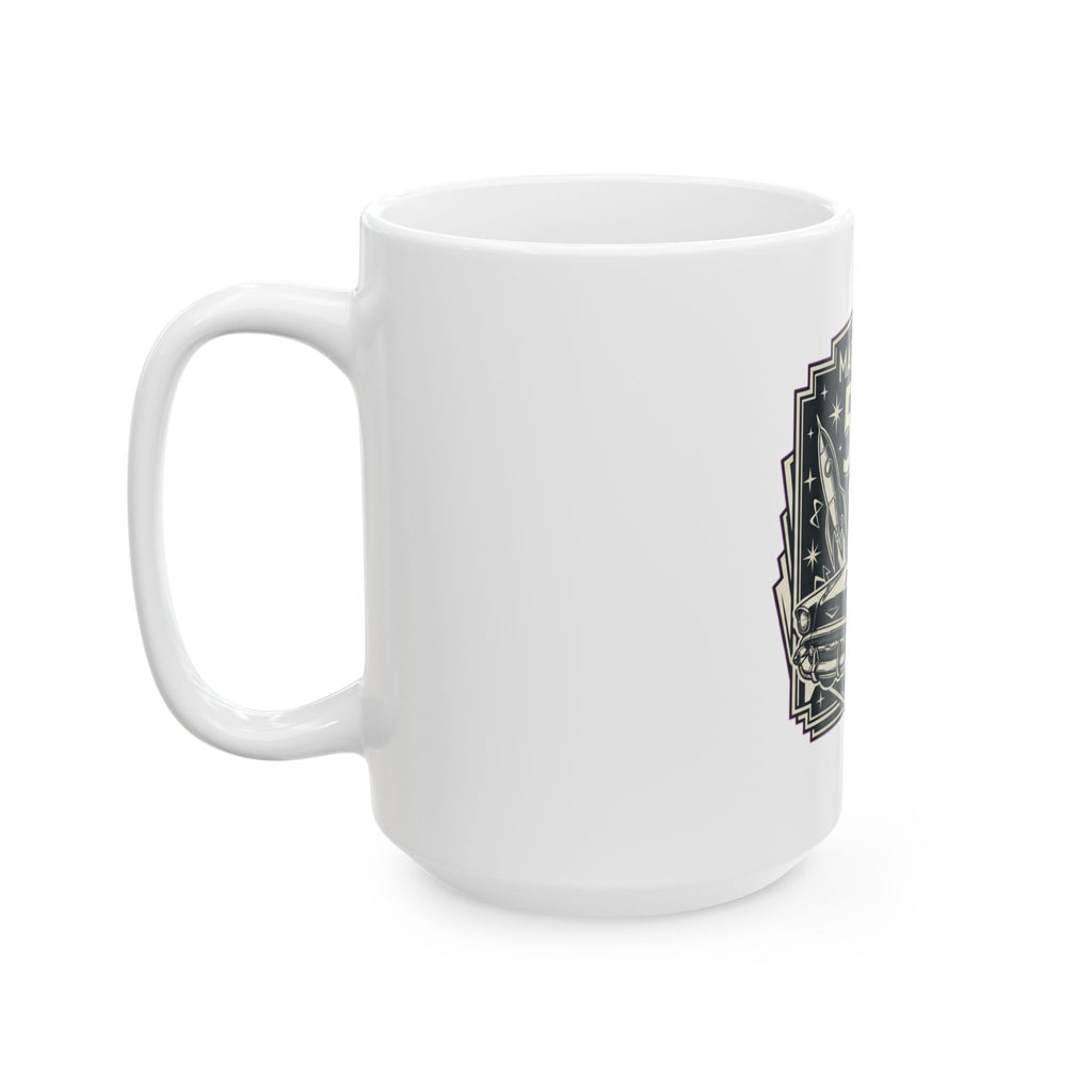 "Made in the 50's" White Ceramic Mug