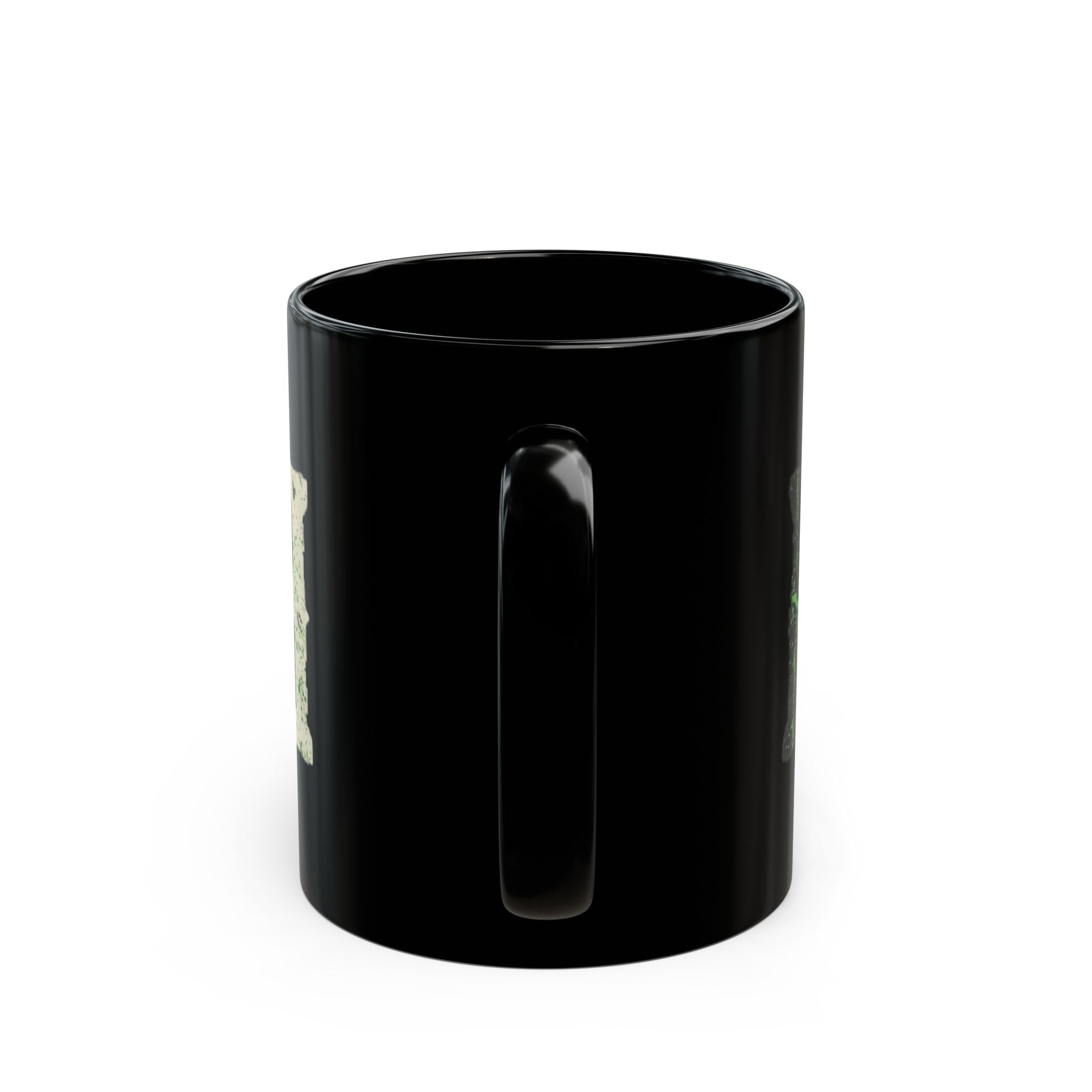 "Choose to Laugh" Black Ceramic Mug — Graphic