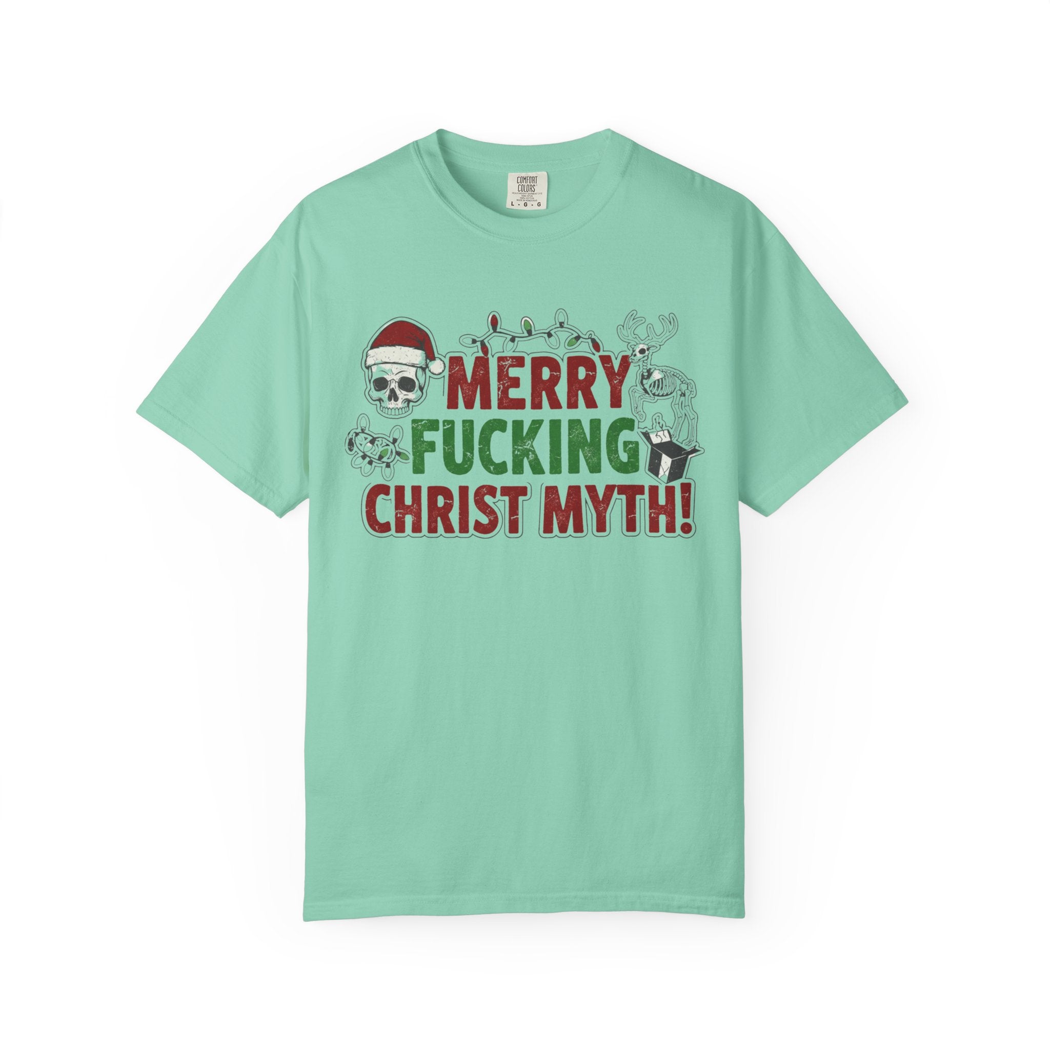 "MF Christ Myth" Unisex Garment-Dyed T-shirt