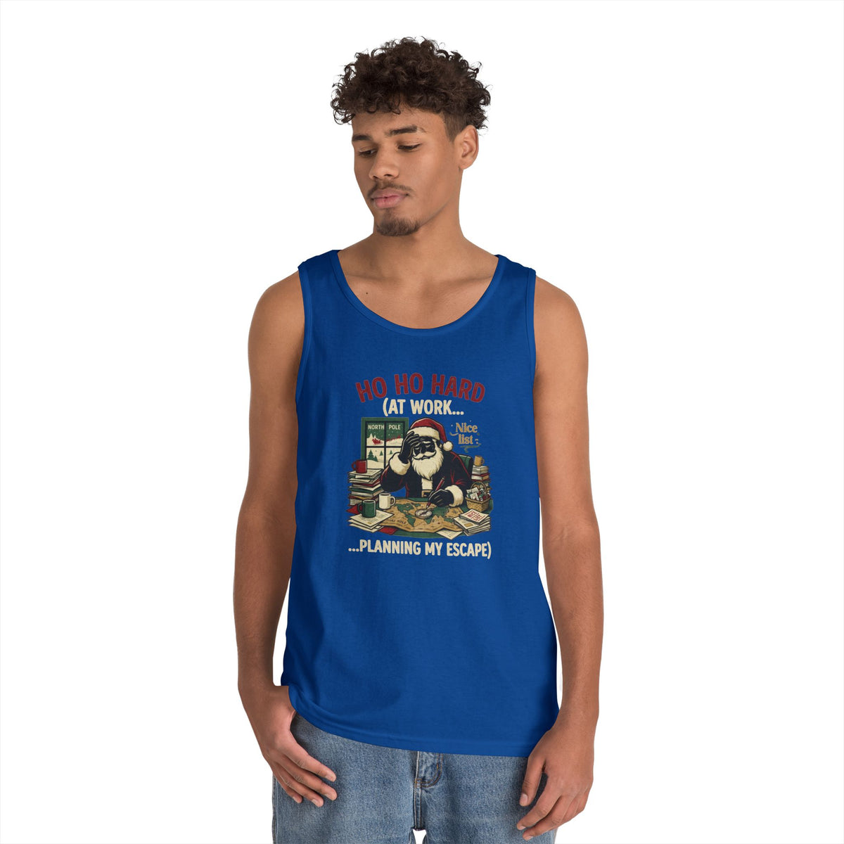 "Ho Ho Hard At Work" Tank Top