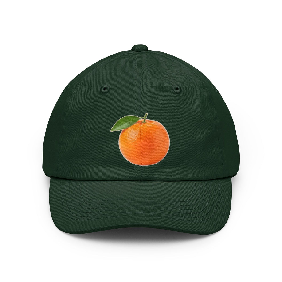 Color: Forest Green | Tangerine Vagina Dad Hat