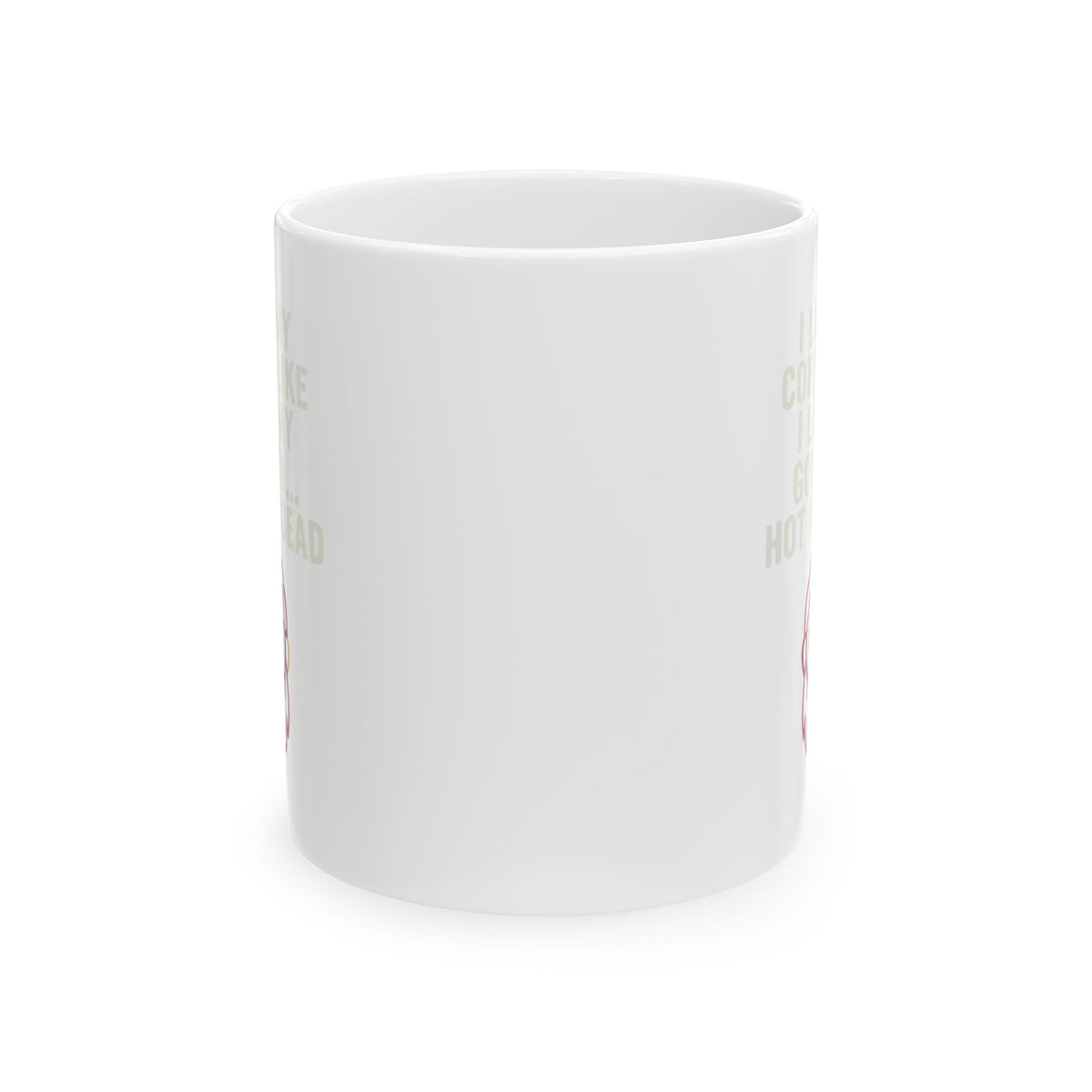 "Good Book Series Coffee Hot and Dead" White Ceramic Mug