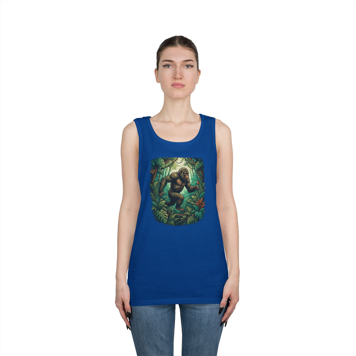 Color: Royal | The Bukit Timah Monkey Man (Singapore) Tank Top