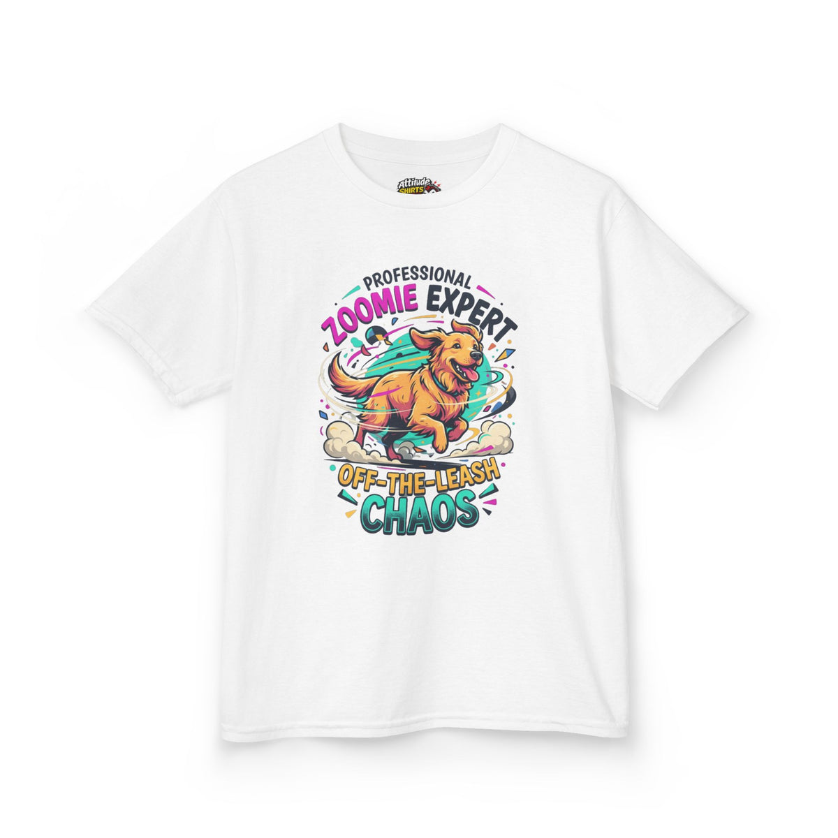 Color: White | Professional Zoomie Expert Kids Tee