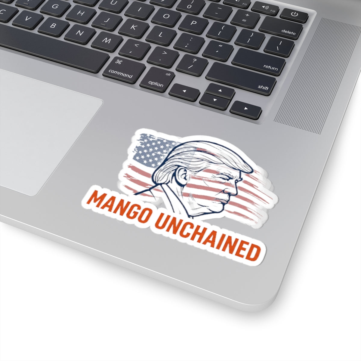 Mango Unchained | Kiss-Cut Sticker — AttitudeShirts