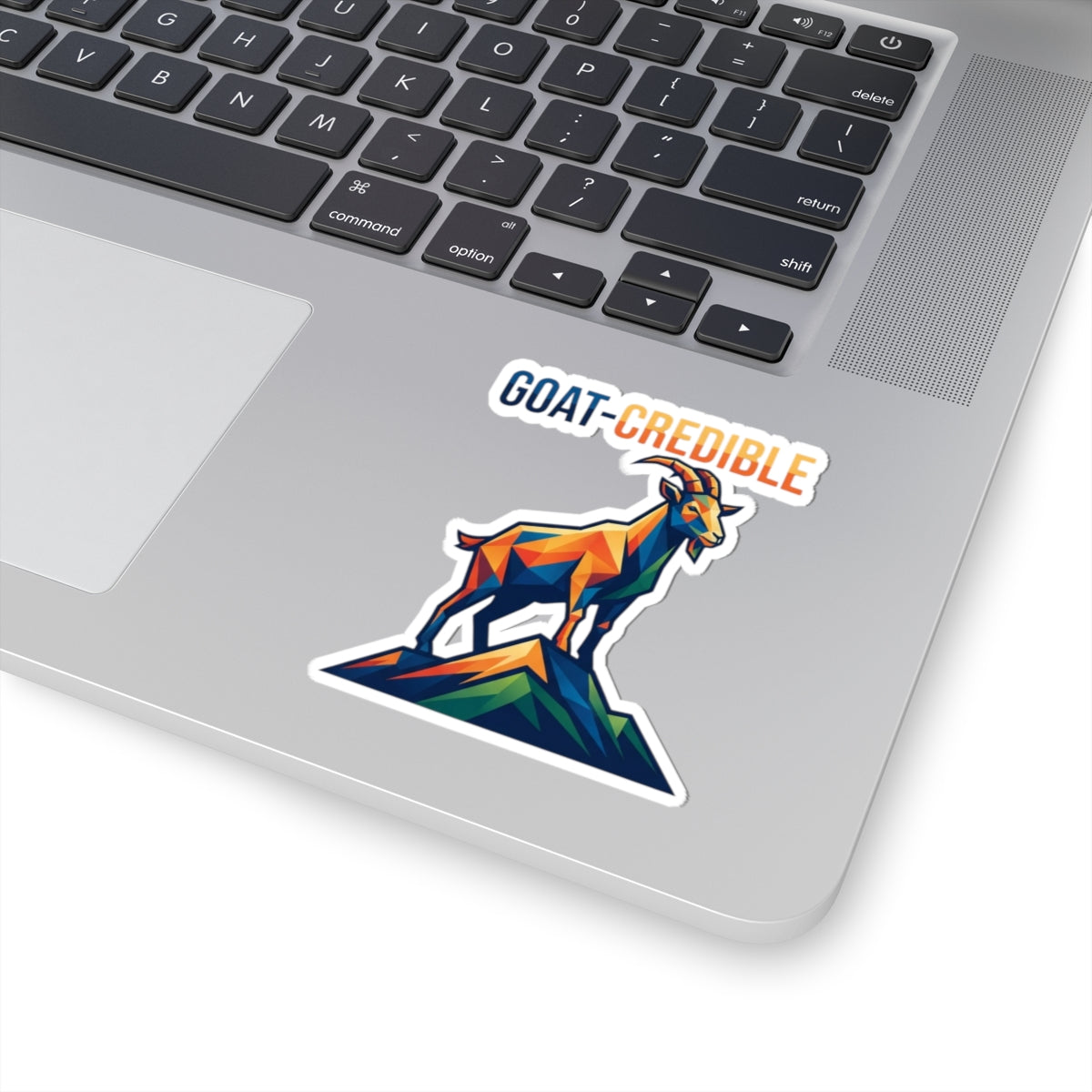 "Goat Credible" Sticker — Main