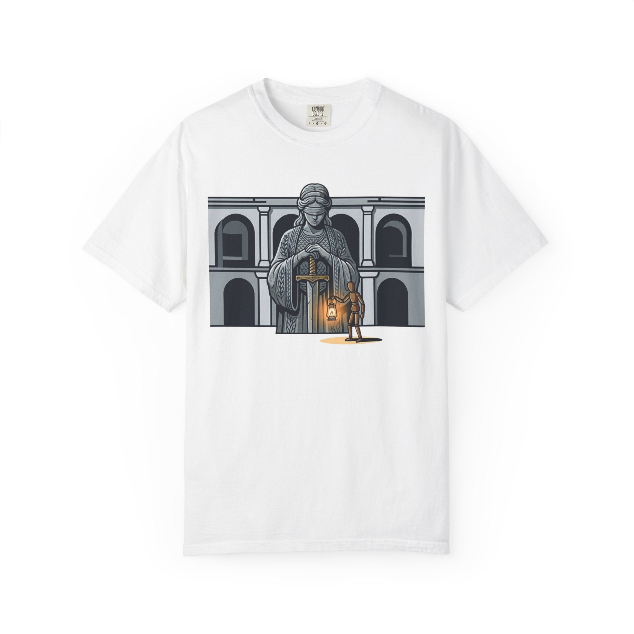 "Blind Justice" Unisex Garment-Dyed Tee