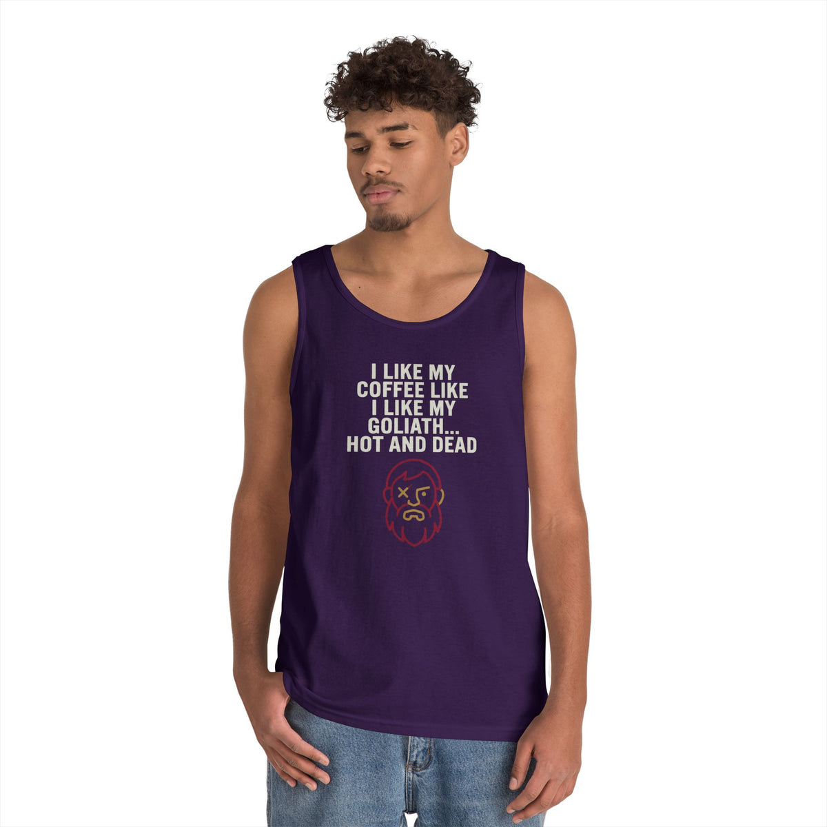"Good Book Series Coffee Hot and Dead" Tank Top