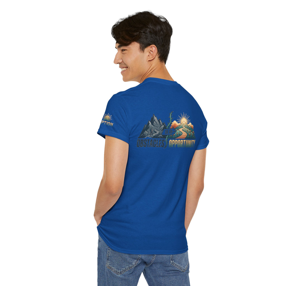 Color: Royal | Obstacle Or An Opportunity Premium Graphic Tee