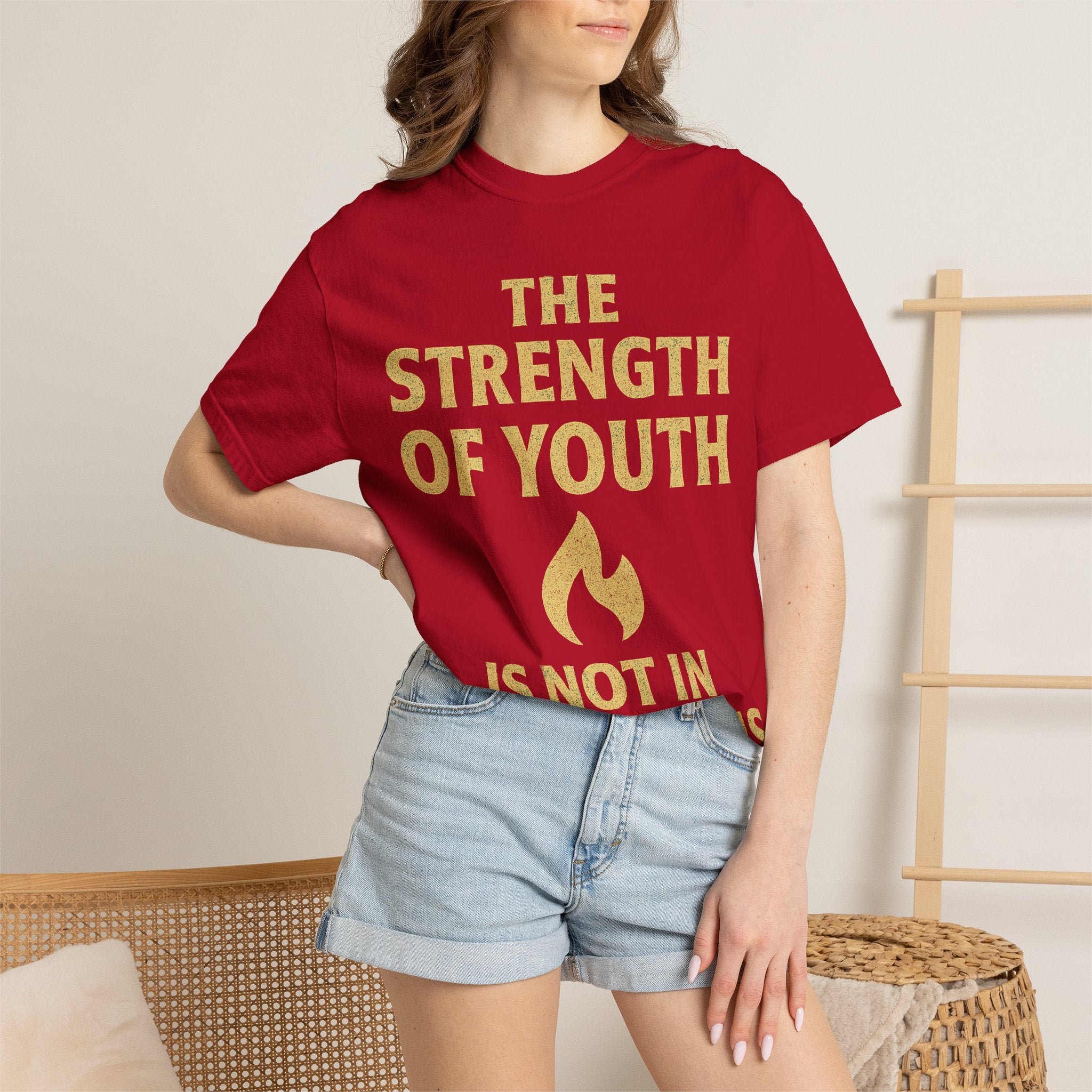 "Strength of Youth" Unisex Garment-Dyed T-shirt