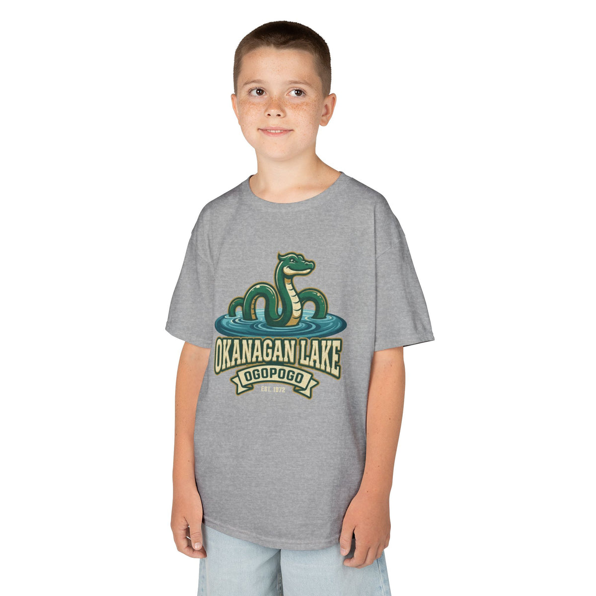 Color: Sport Grey | Ogopogo (Canada) Kids Tee