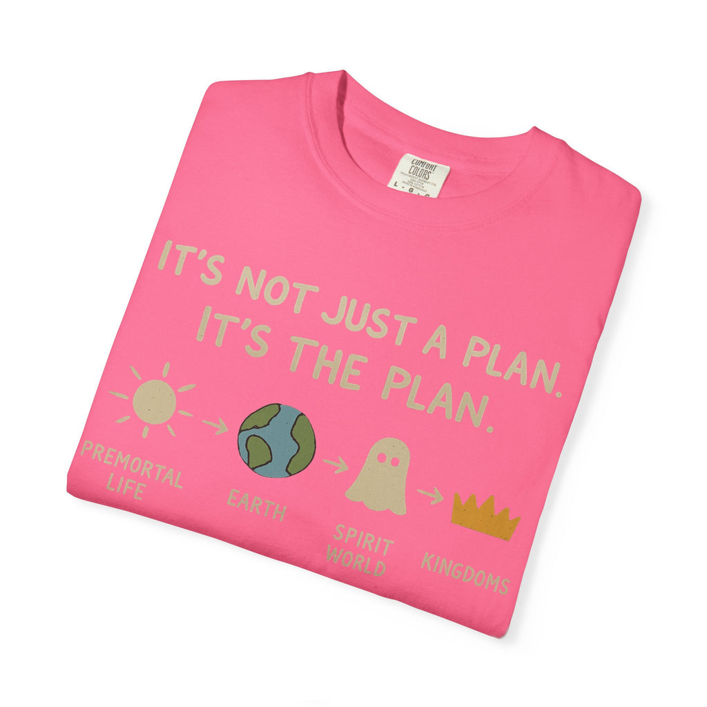 "It's The Plan" Unisex Garment-Dyed T-shirt