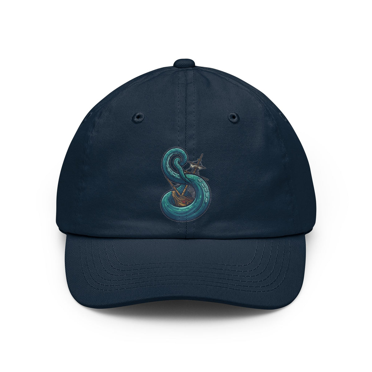 Color: Navy | The Kraken (Norse-Global Maritime) Dad Hat — Graphic
