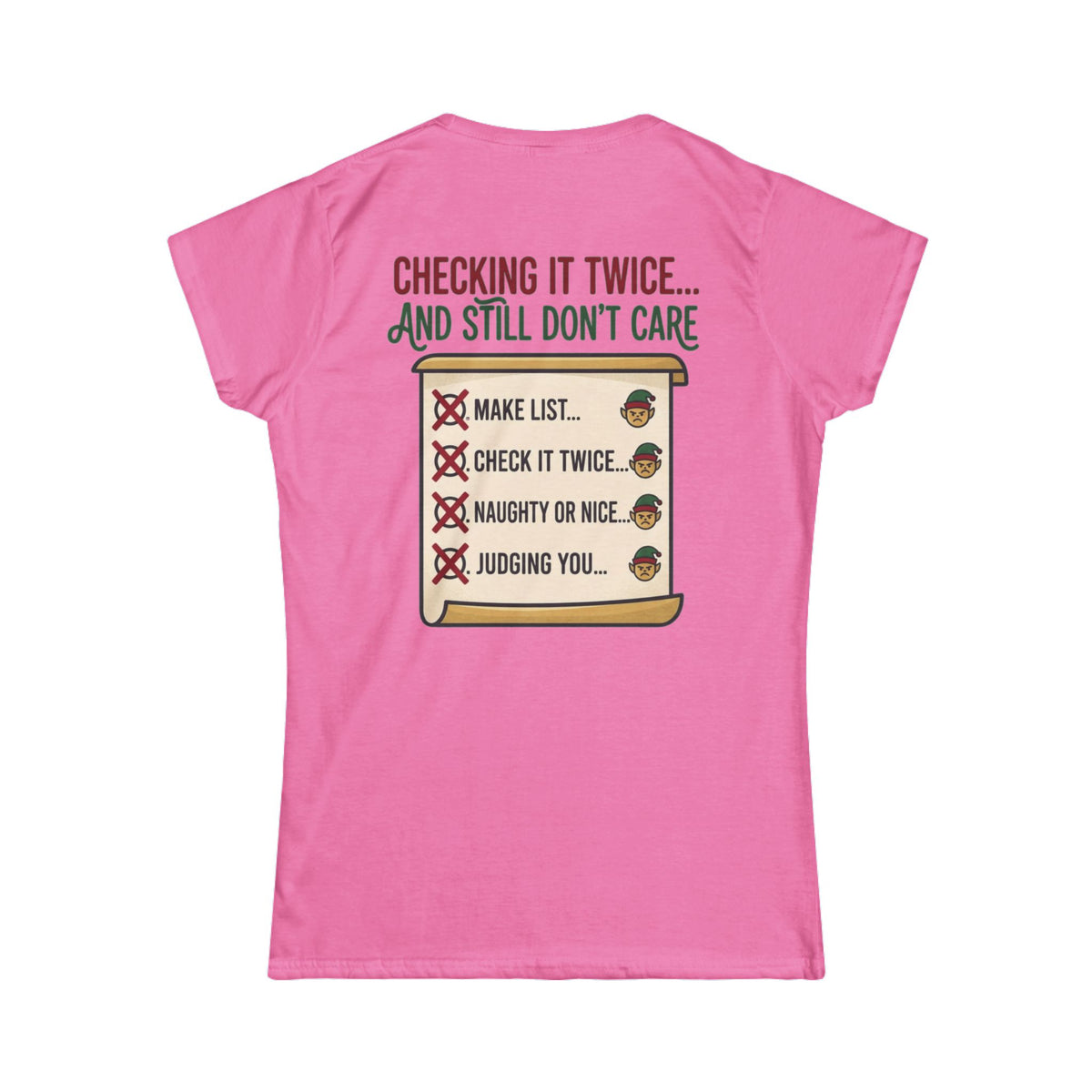 "Checking It Twice" Women's Tee