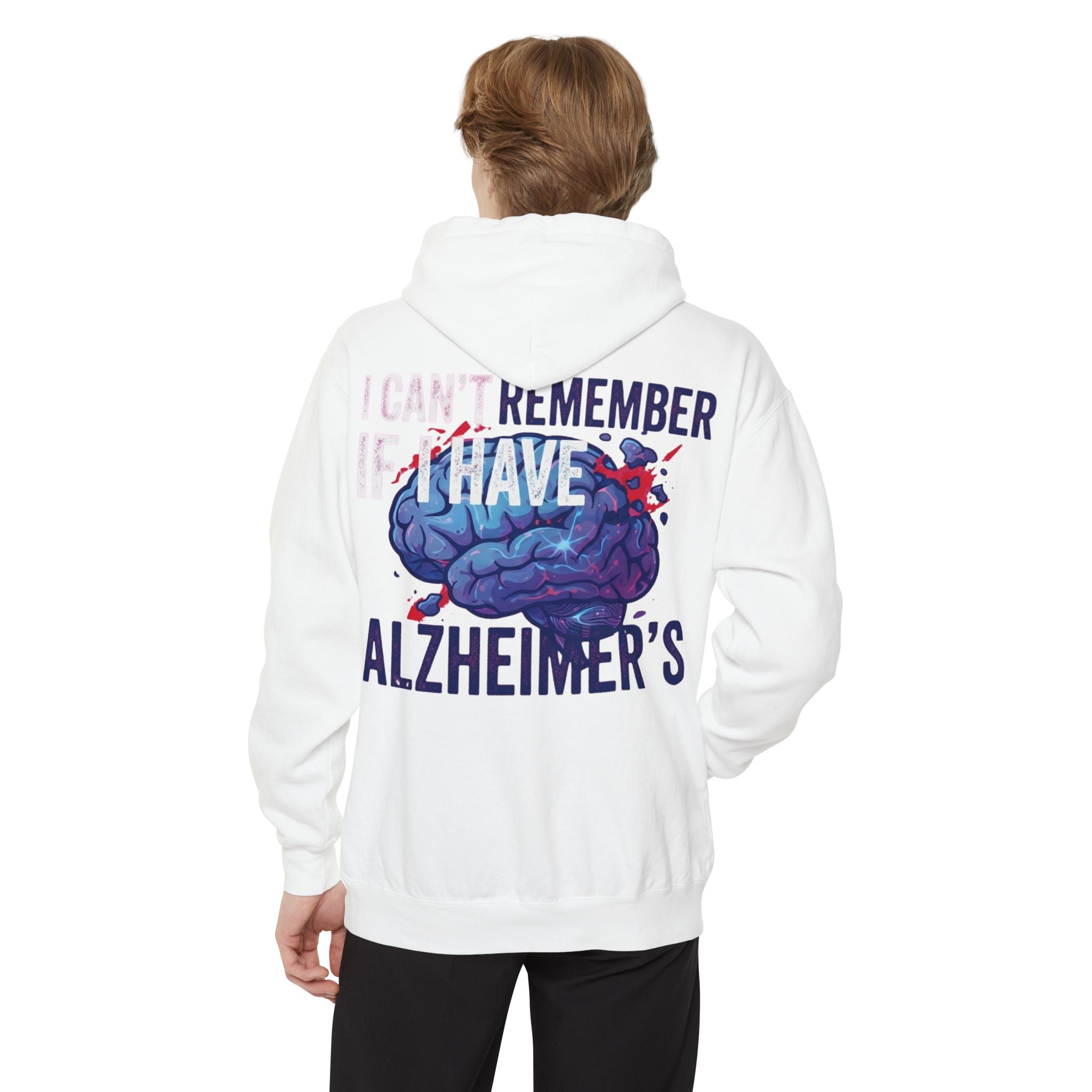 "I Can't Remember" Garment-Dyed Hoodie