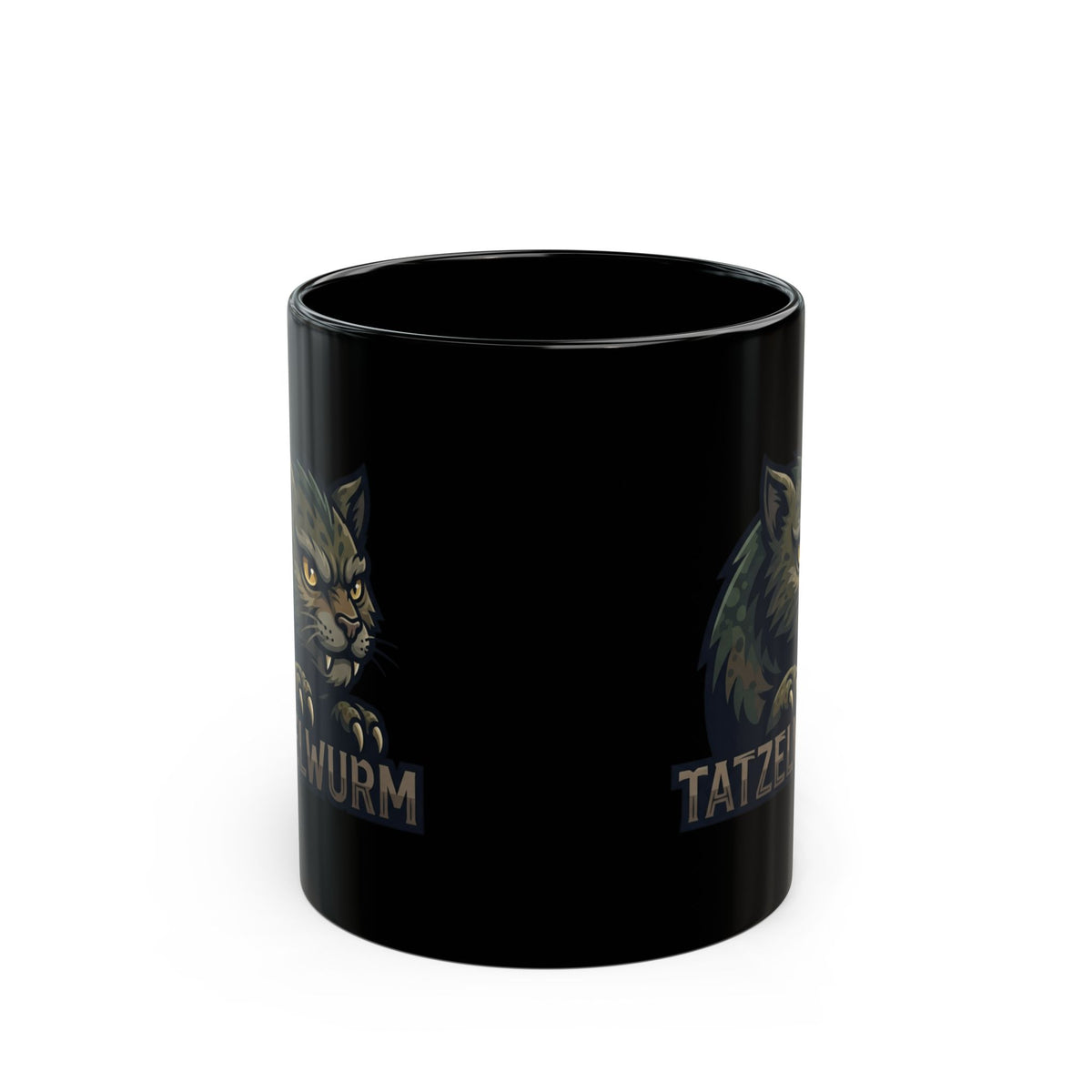 "Tatzelwurm (Alpine Europe)" Black Ceramic Mug — Graphic