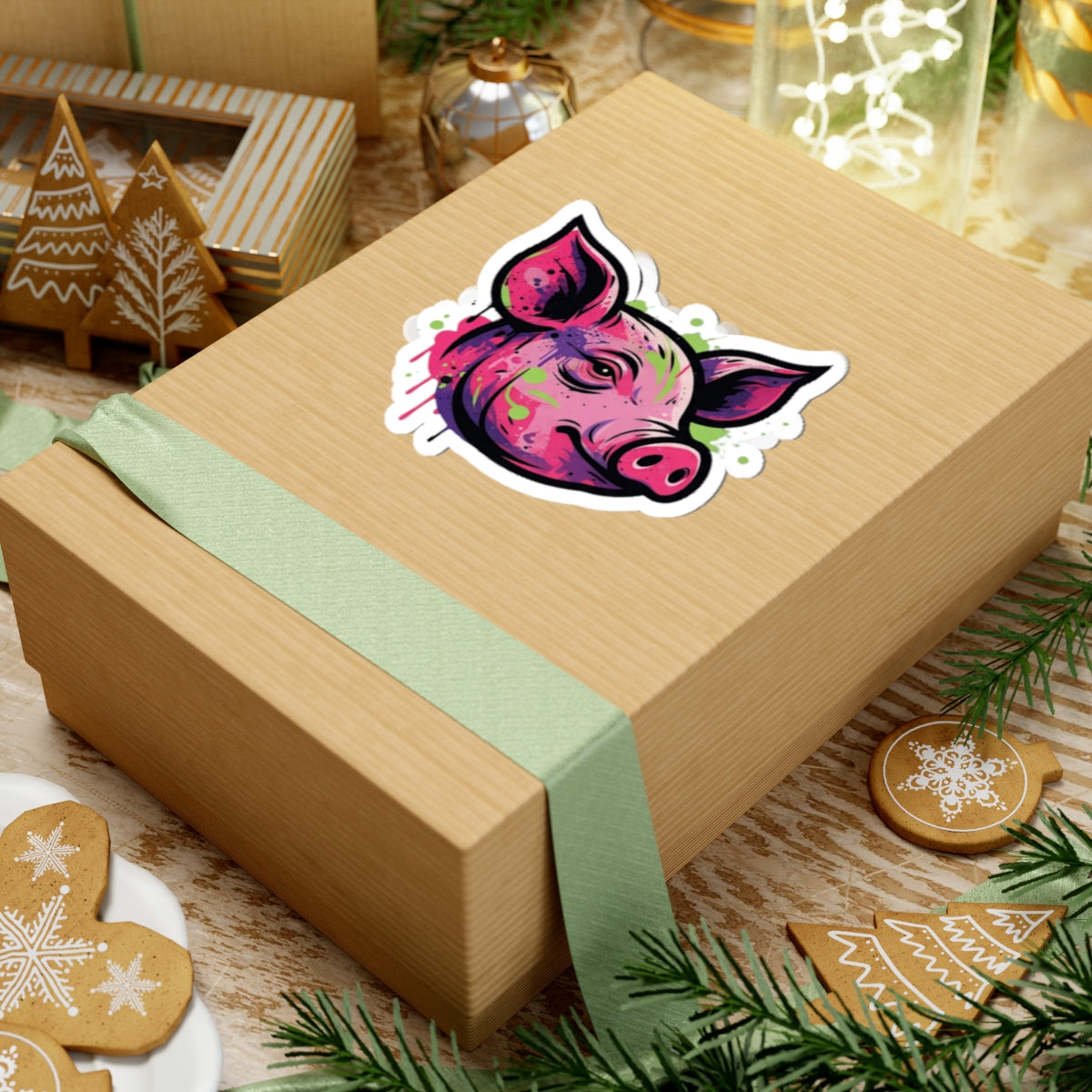 "Barnyard Pig" Sticker