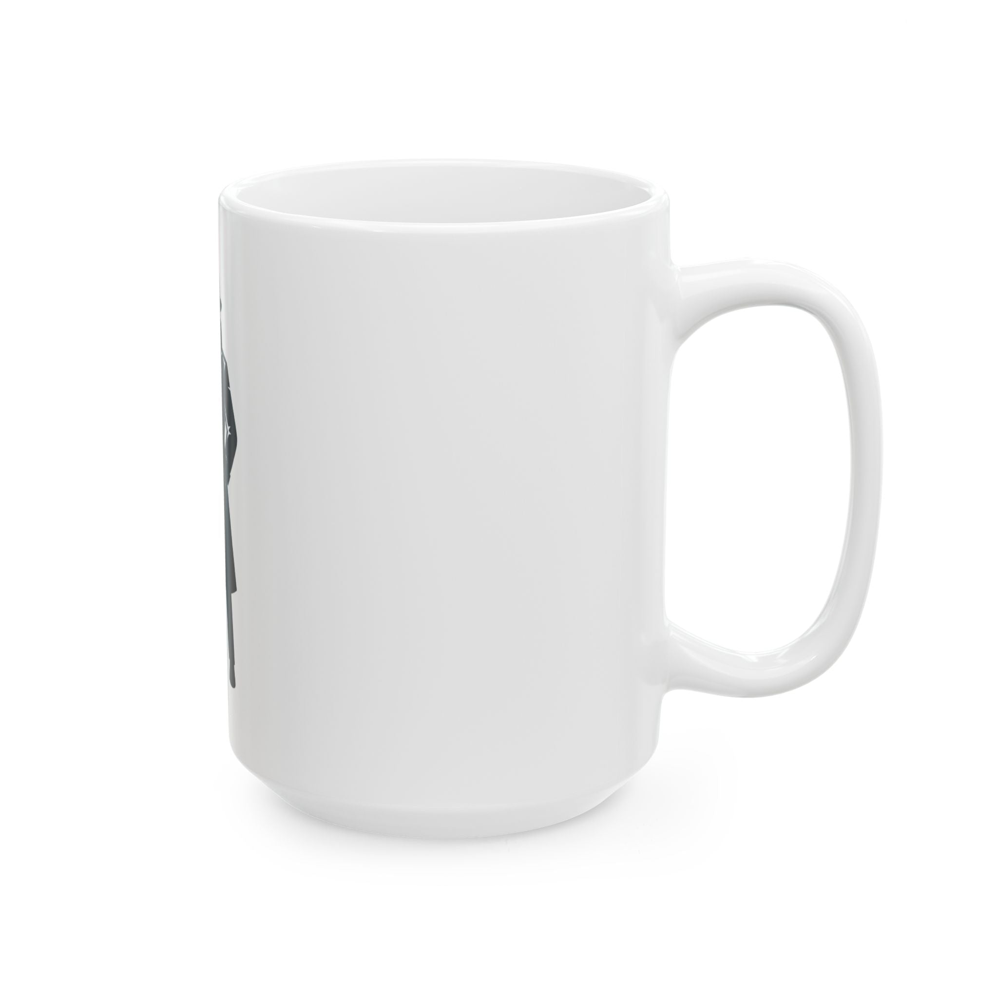 "Double Agent Draughts" White Ceramic Mug — Graphic