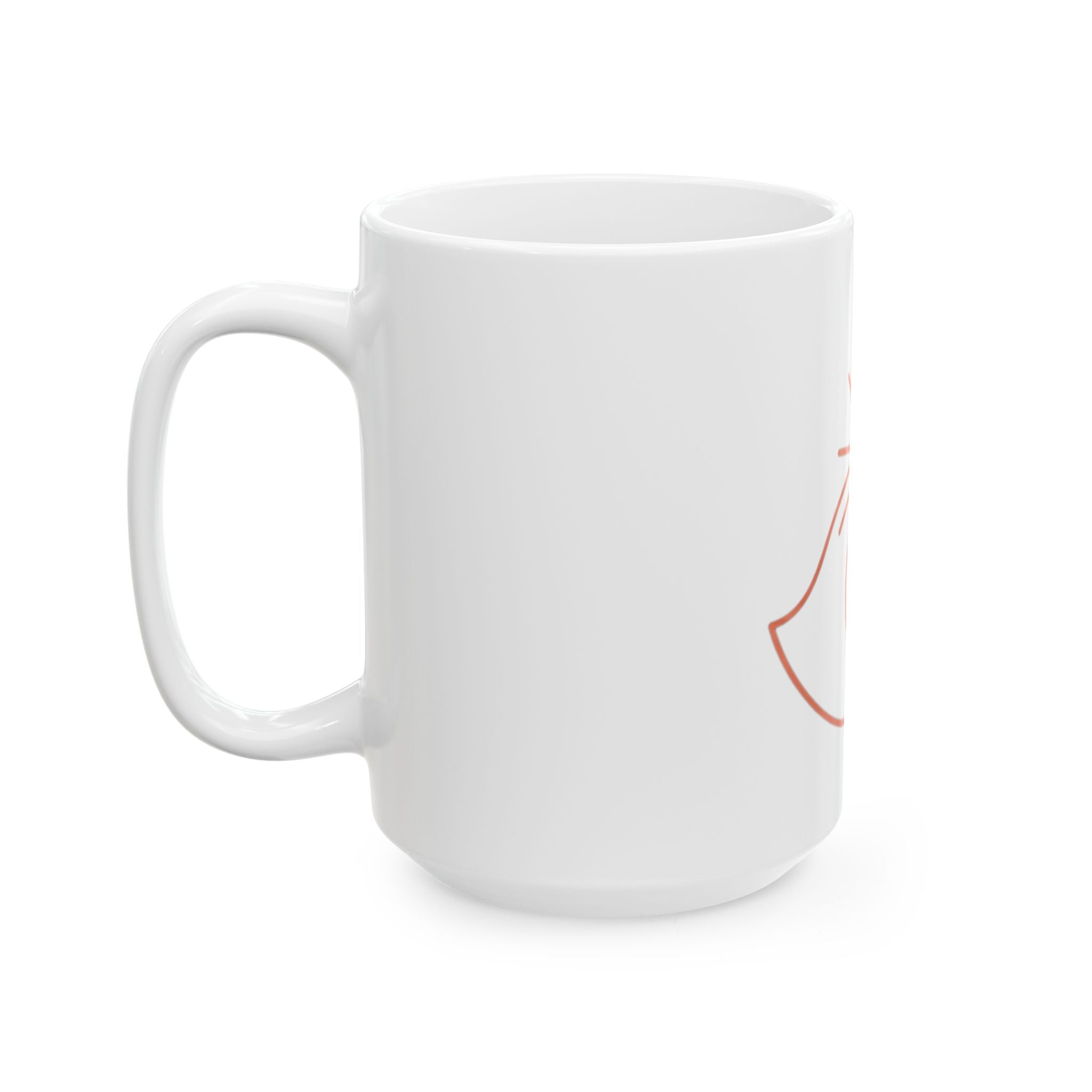 "Sun" White Ceramic Mug