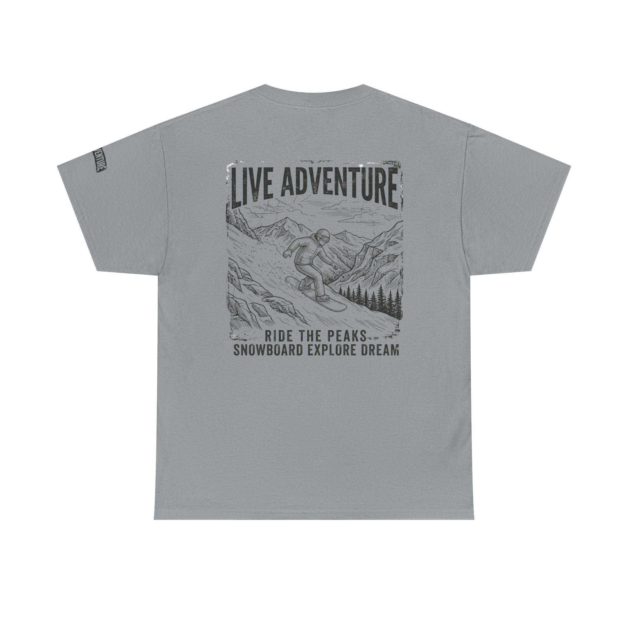 "Live Adventure - Snowboard" Premium Graphic Tee