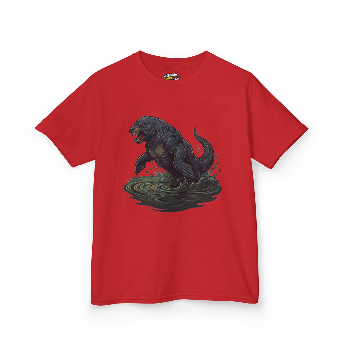 Color: Red | Bunyip (Australian Aboriginal Mythology) Kids Tee