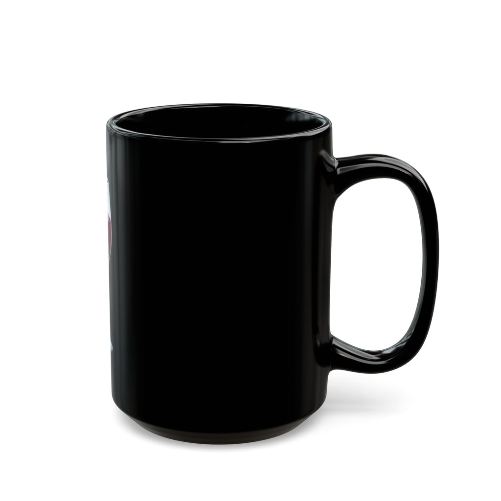 "Wine Expert" Black Ceramic Mug — Graphic