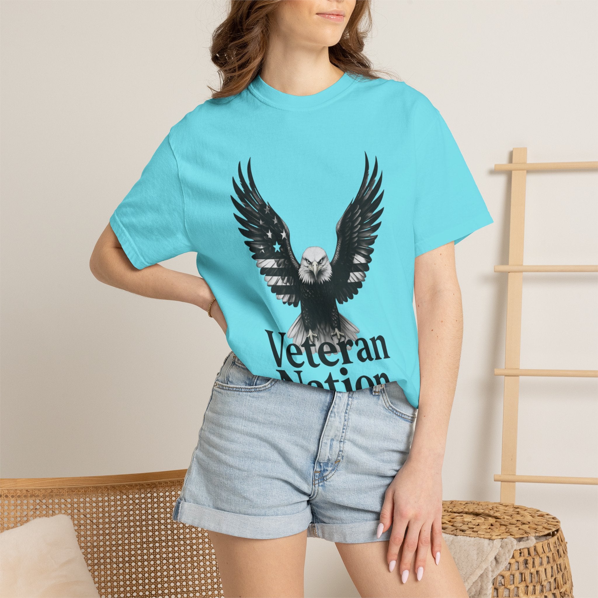 "Veteran Nation" Unisex Garment-Dyed T-shirt