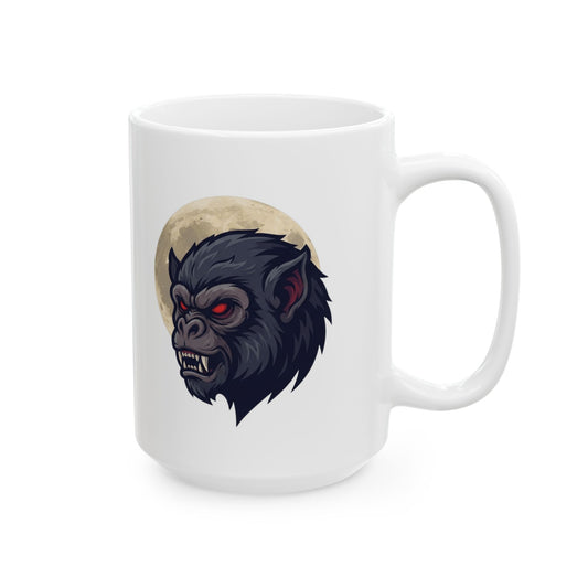 "Ahool (Javan Folklore)" White Ceramic Mug — Graphic
