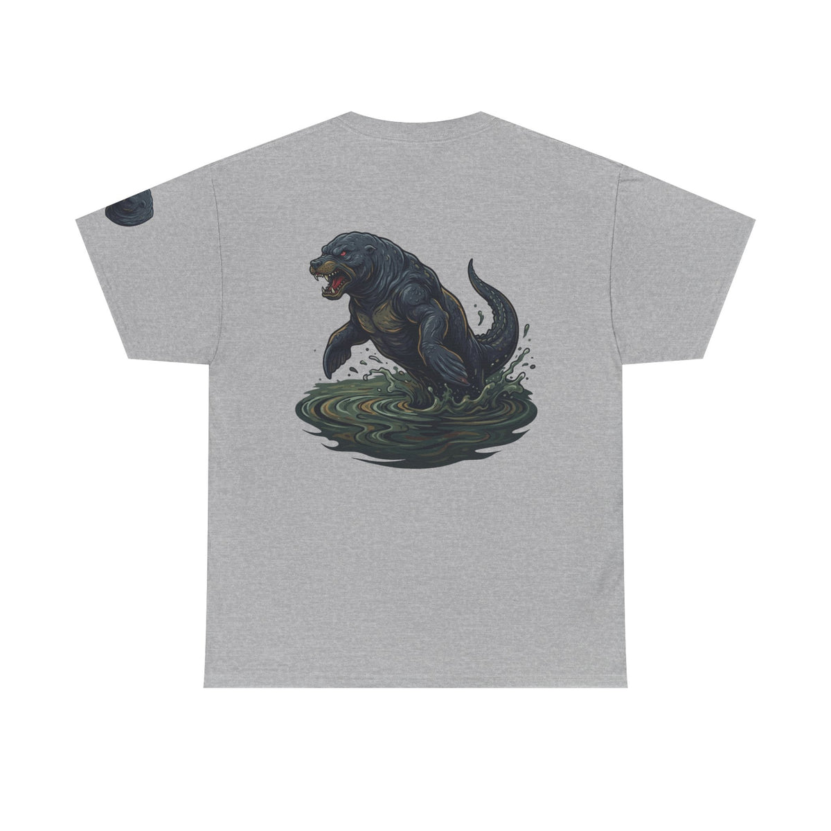 Color: Sport Grey | Bunyip (Australian Aboriginal Mythology) Premium Graphic Tee