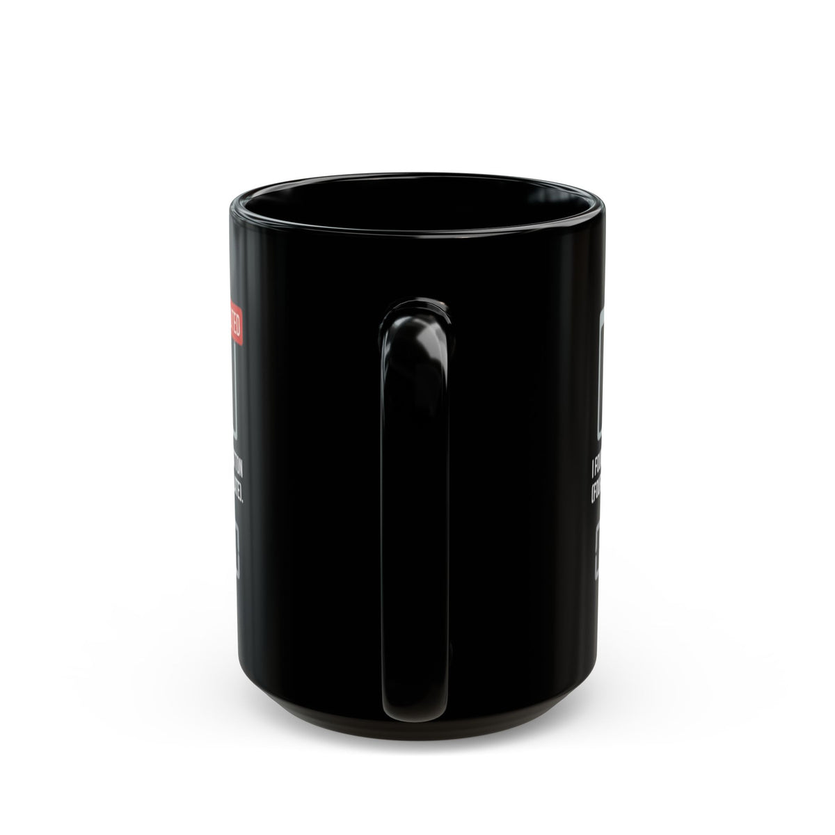 "I Found The Mute" Black Ceramic Mug