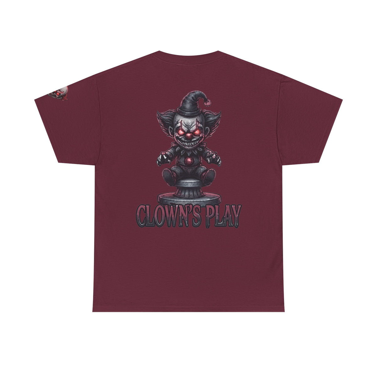 Color: Maroon | Clown Play Premium Graphic Tee